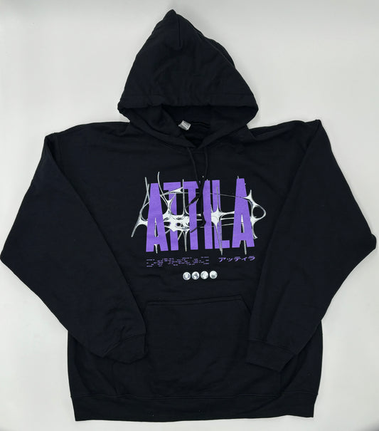 Purple Worldwide Hooded Sweatshirt