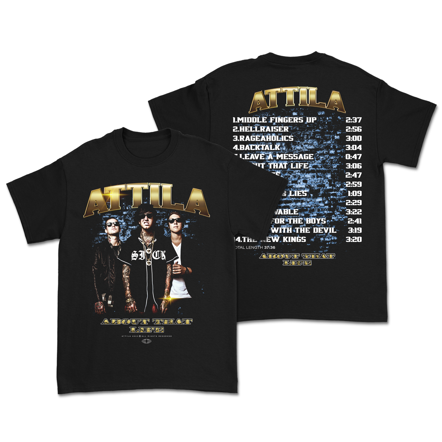 Bootleg T Shirt Attila Official Merchandise